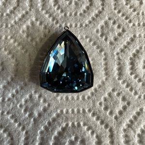 Swarovski blue pendant.  Chain not included